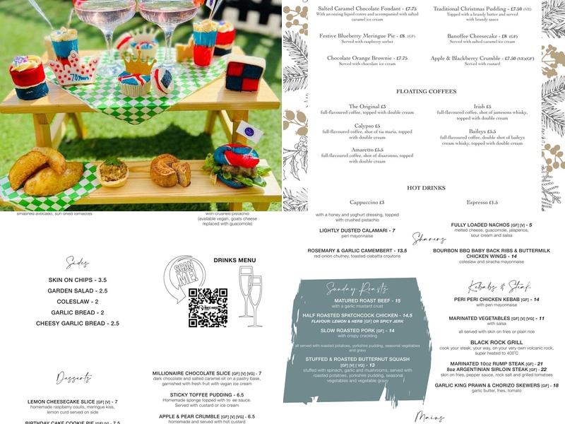 White Horse Tea Green Menu