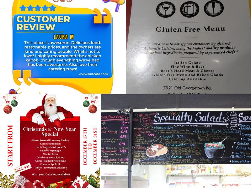 Lilit Café Beer & Wine Menu