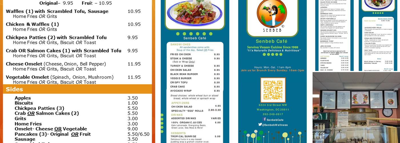 Senbeb Cafe Menu