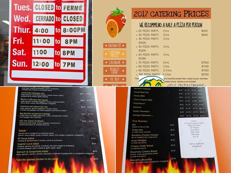 The Rolling Tomato Menu