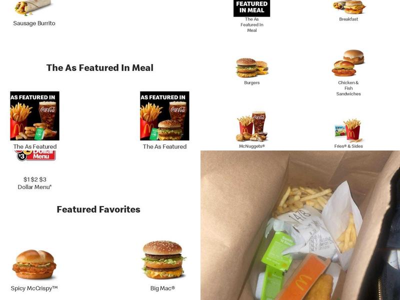 McDonald's Menu