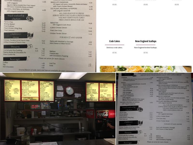 East Lyme Pizza Restaurant Llc Menu