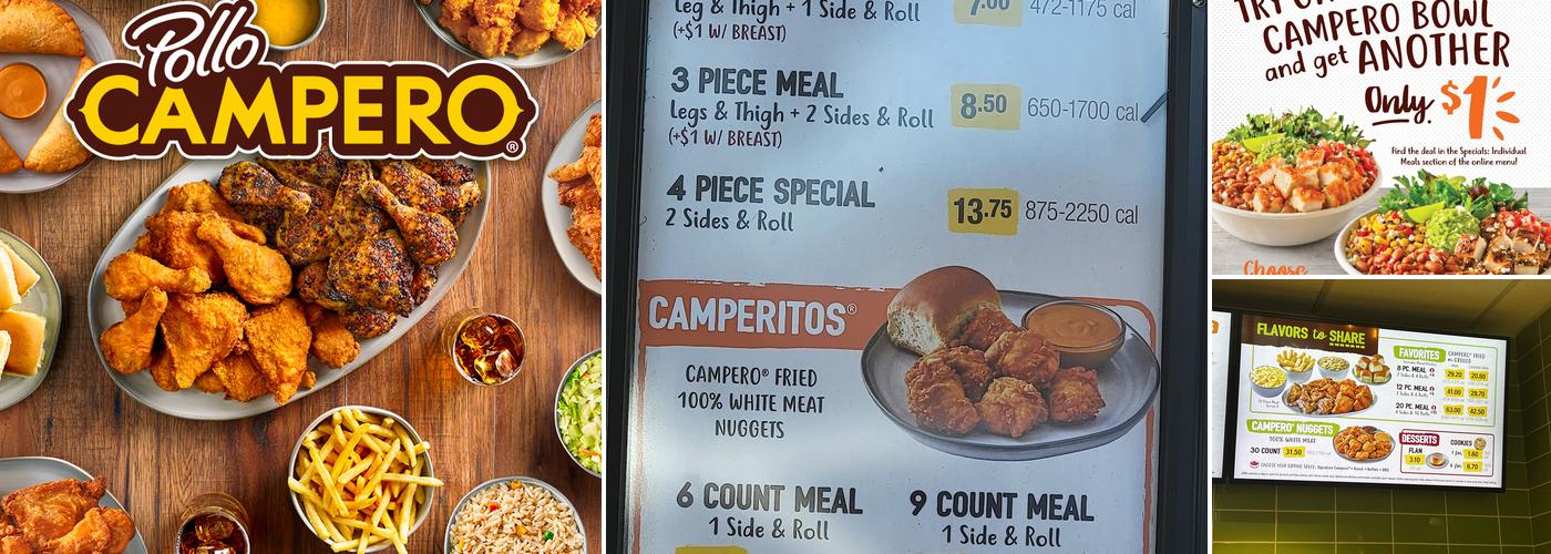 Pollo Campero Menu