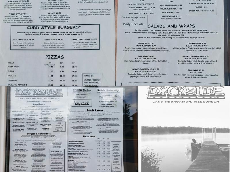 Patti's Dockside Menu