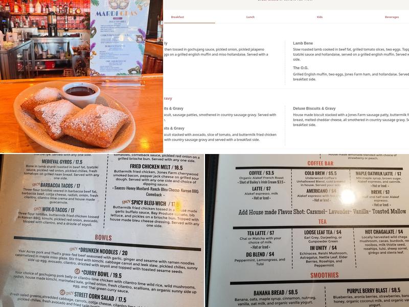 Duluth Grill Menu