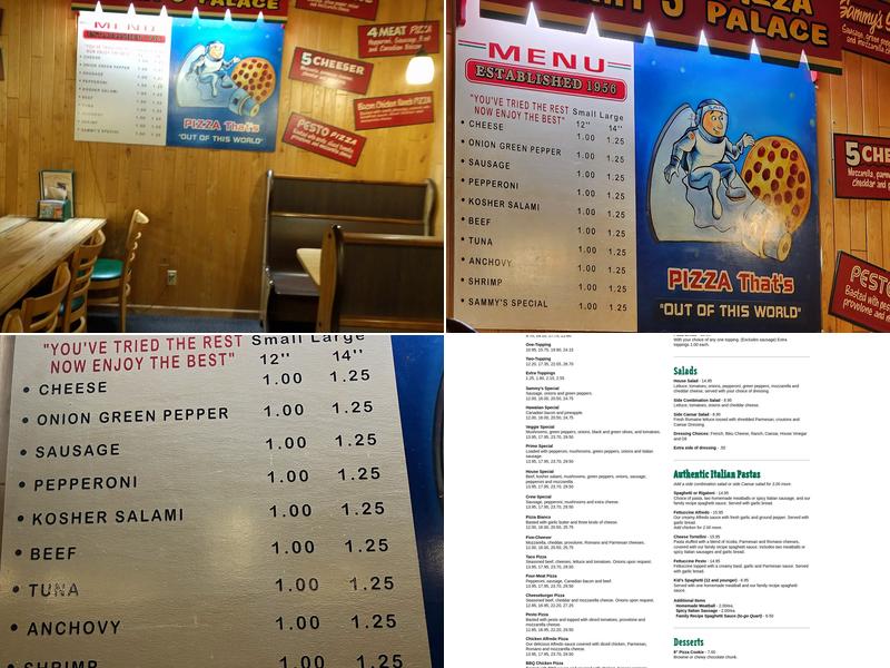 Sammy's Pizza & Restaurant Menu