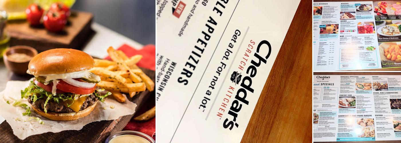 Cheddar's Scratch Kitchen Menu
