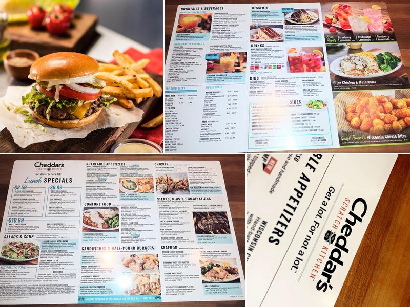 Cheddar's Scratch Kitchen Menu