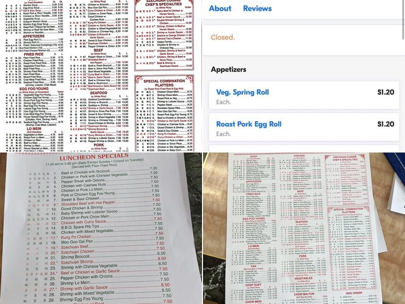 Great Wall Kitchen Menu