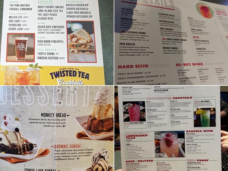 The Greene Turtle Sports Bar & Grille Menu