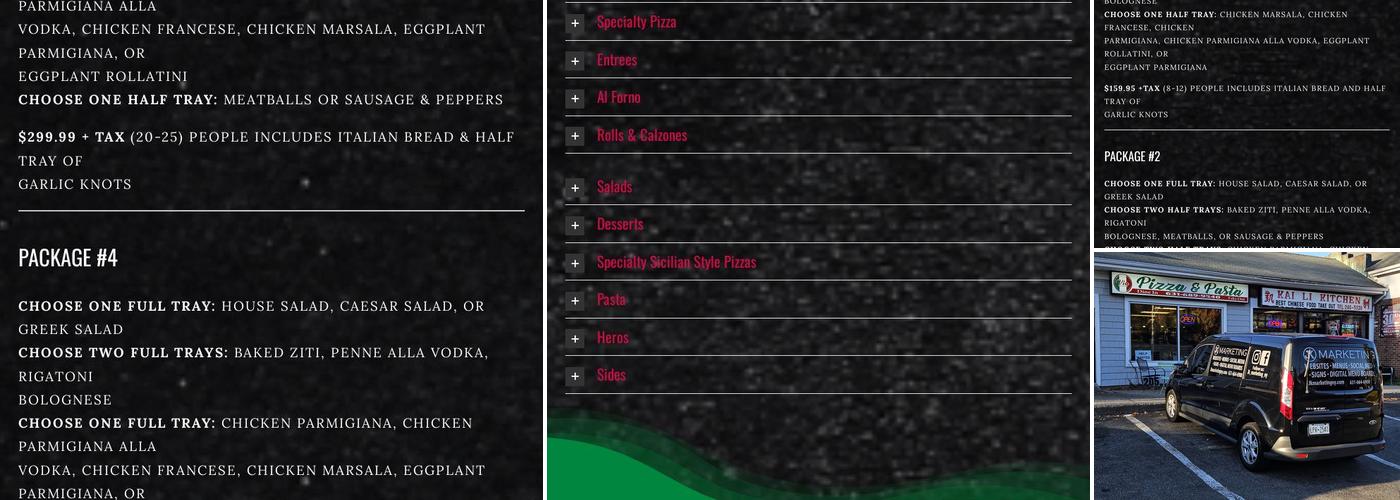 Via Pizza Menu
