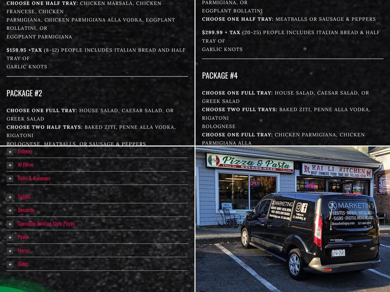 Via Pizza Menu