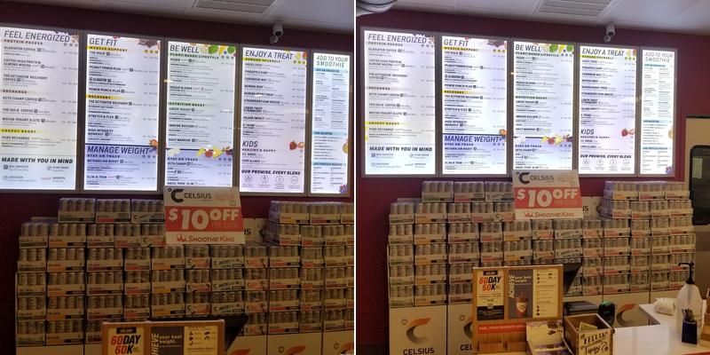 Smoothie King Menu