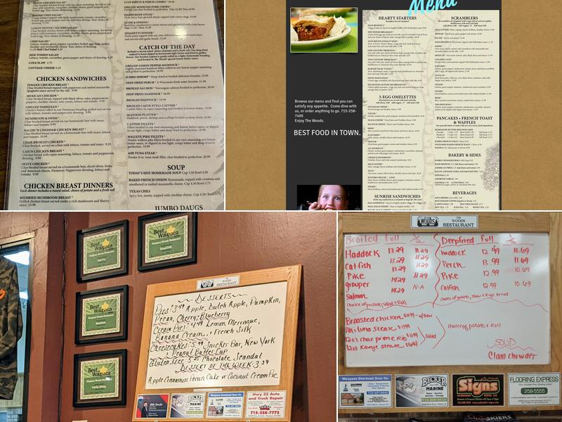 Waupaca Woods Restaurant, Waupaca Menu, Reviews (293), Photos (64