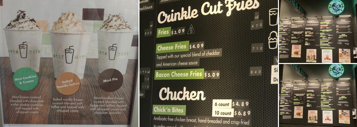 Shake Shack Lake Grove Menu