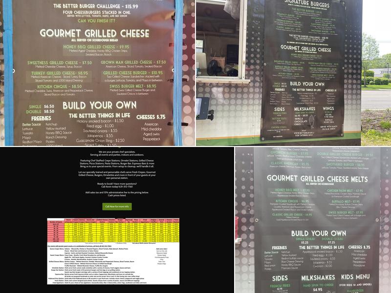 Better Burger Long Island Menu