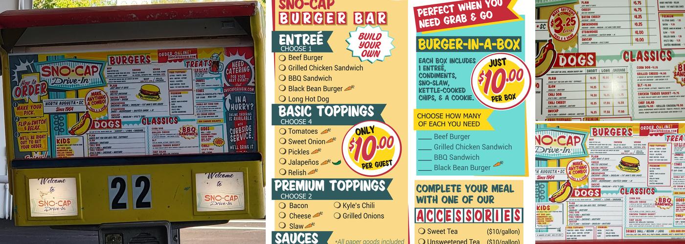 Sno-Cap Drive in Menu