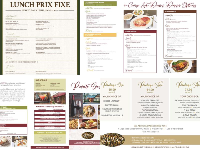 RUVO Menu
