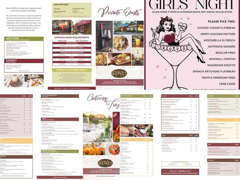 RUVO Menu