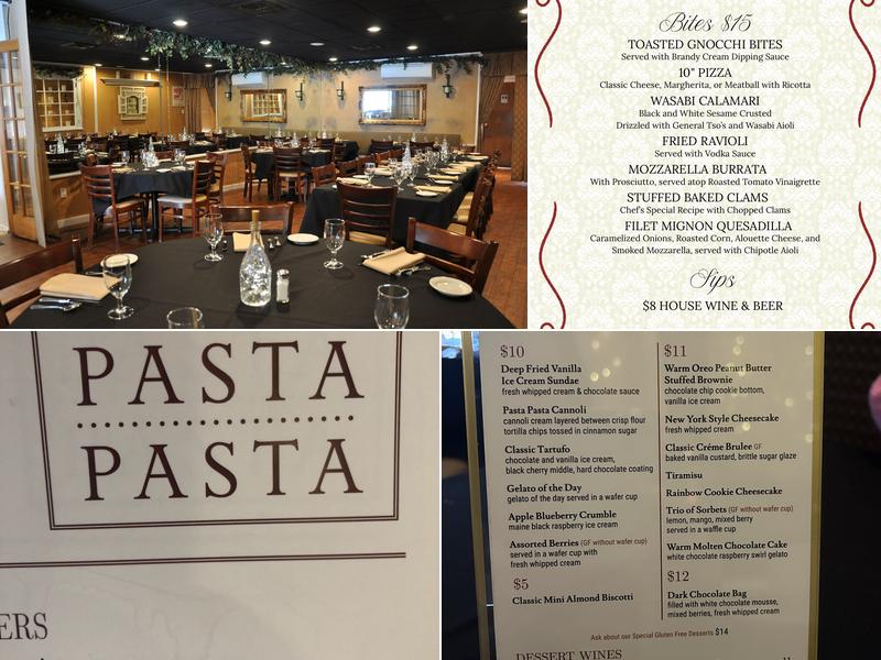 Pasta Pasta Menu