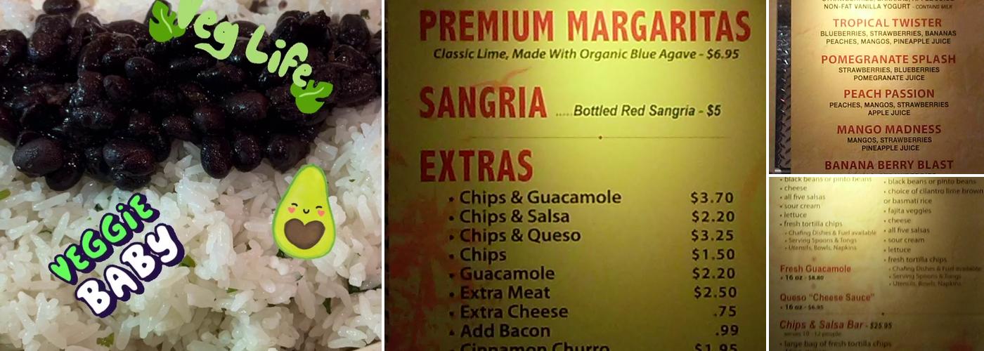 Cabo Fresh Menu