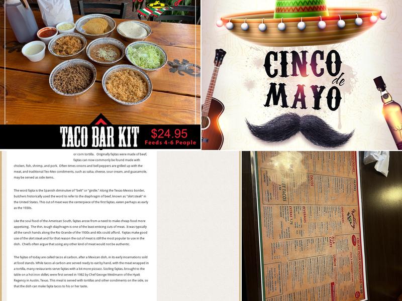 Monterrey Restaurant Menu