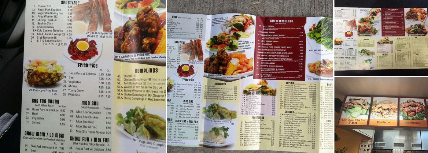 Wild Rice Menu