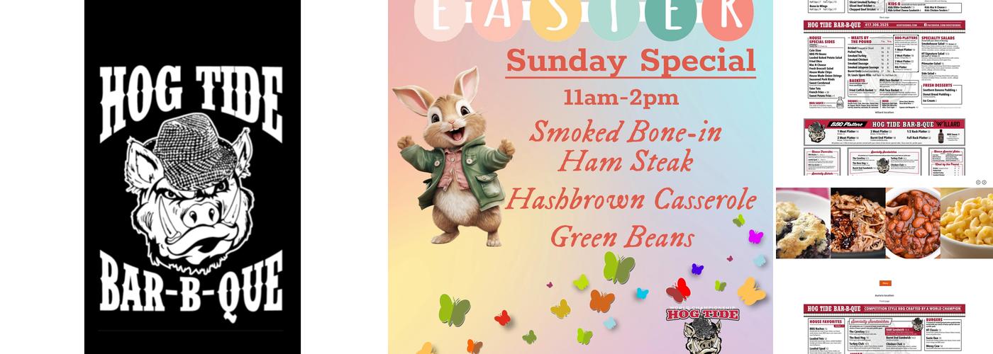 Hog Tide Bar-B-Que Menu