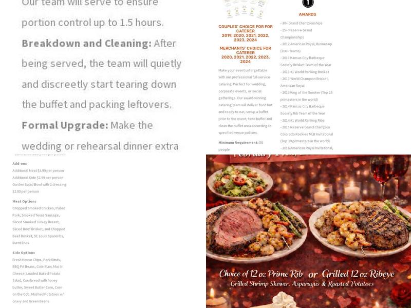 Hog Tide Bar-B-Que Menu