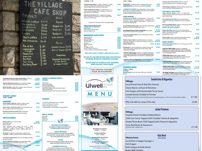 The Village Inn Menu