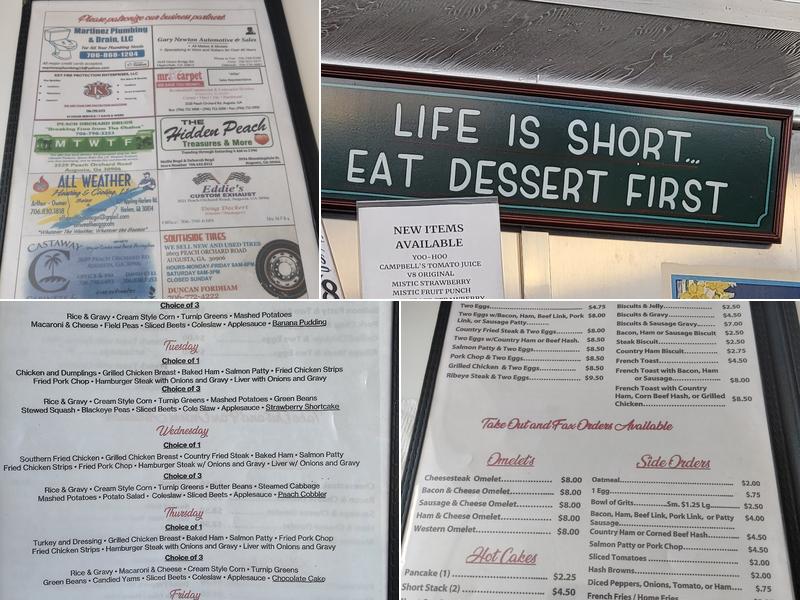 Bill's Family Restaurant Menu
