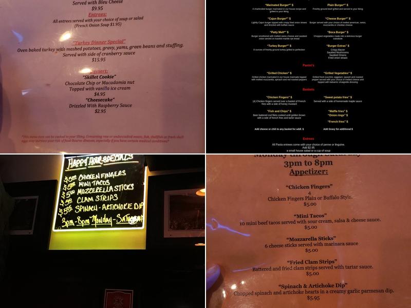 Benchwarmer's Tavern and Grill Menu