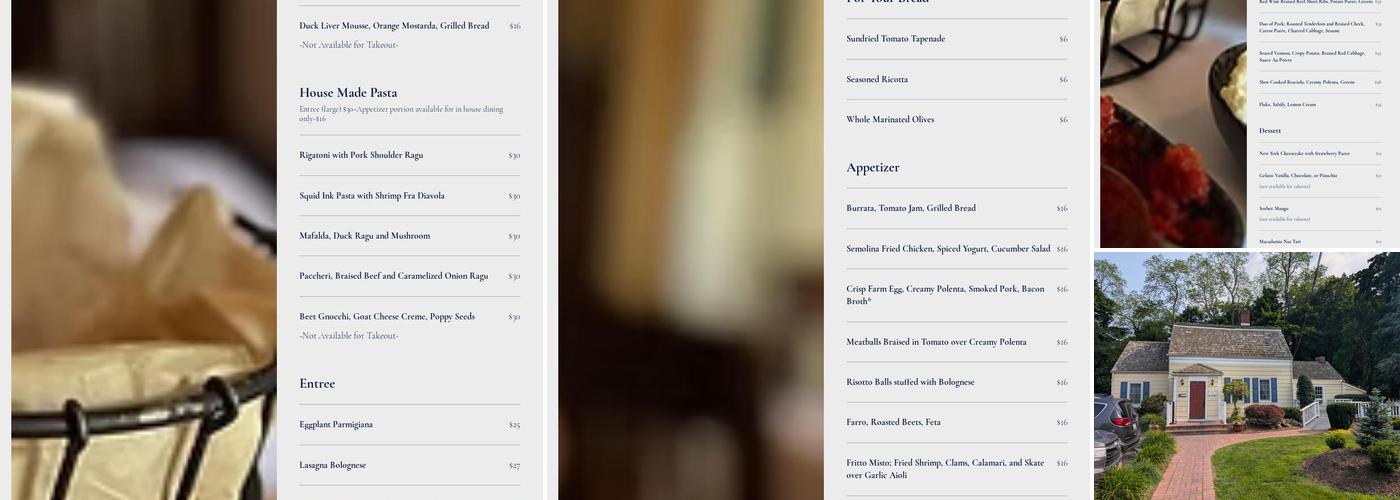 Orto Menu