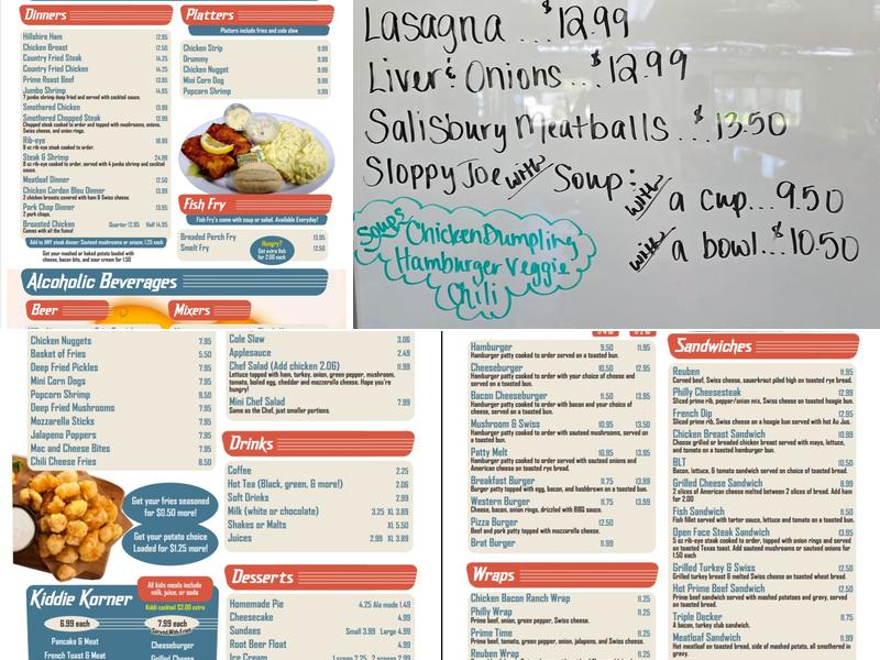 South Point Restaurant Menu