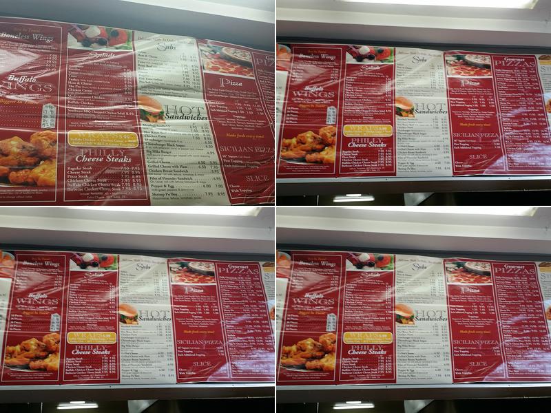 Pizza Pro! Menu