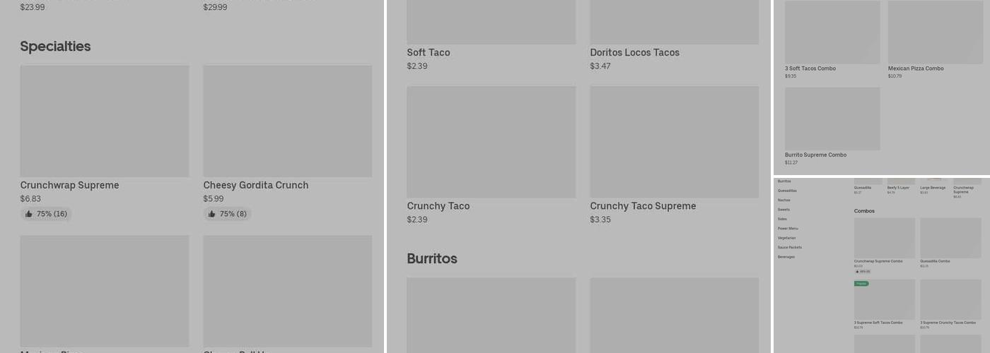 Taco Bell Menu