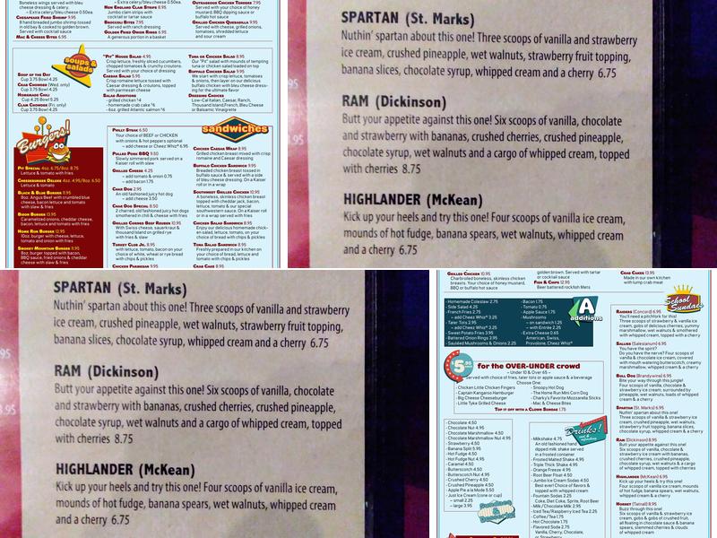 Charcoal Pit Menu