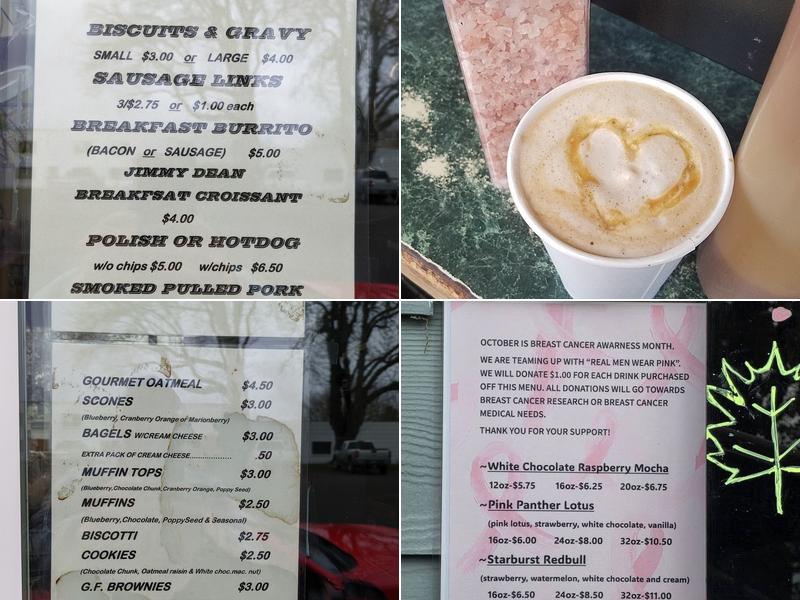 Country Java Espresso Menu