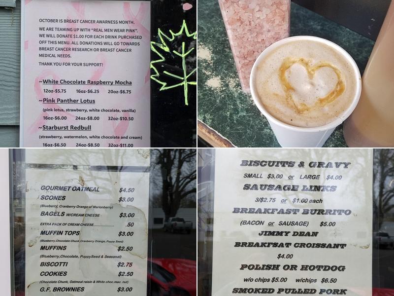 Country Java Espresso Menu