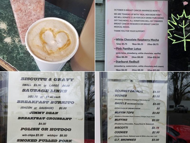 Country Java Espresso Menu