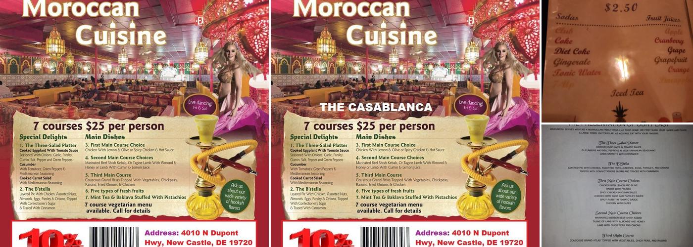 Marrakesh Menu