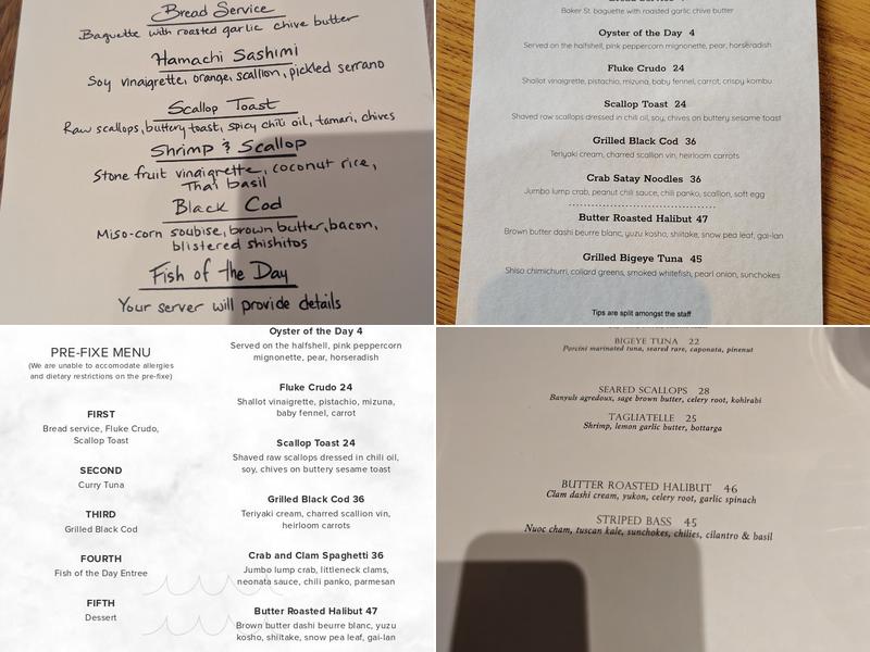 Little Fish Byob Menu