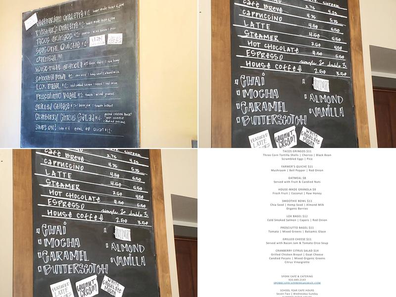 Spork Cafe & Catering Menu