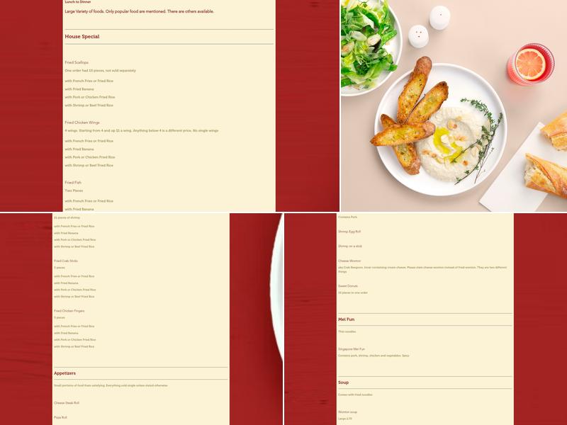 Jade Palace Restaurant Menu