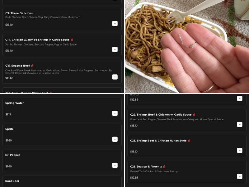 Great wall Chinese Restaurant Menu