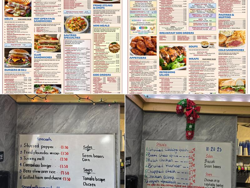 Route 3 Diner Menu