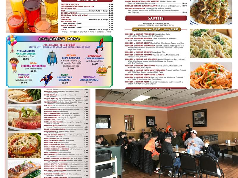 Infinite Diner Menu