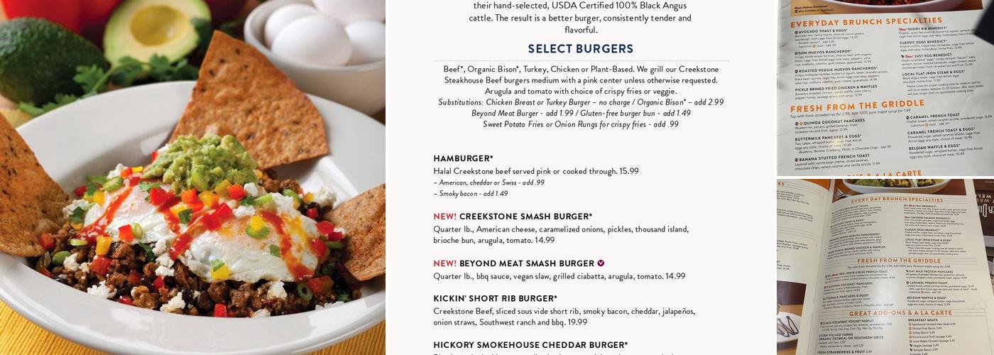 Silver Diner Menu