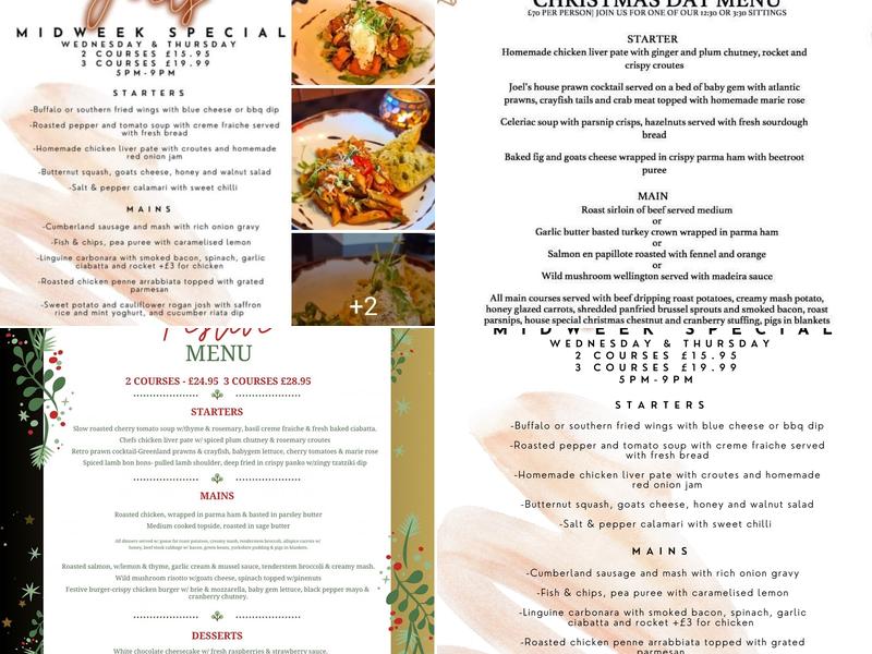 Joel's Restaurant & Bar Menu