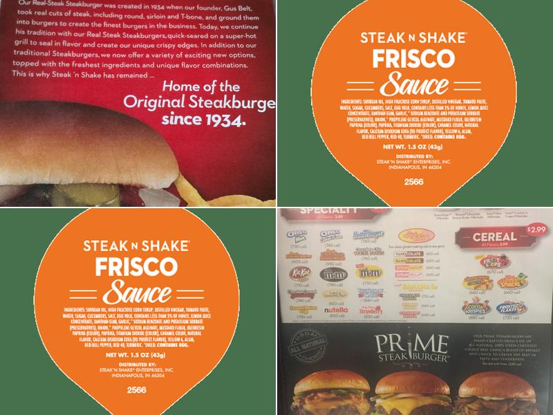Steak 'n Shake Menu